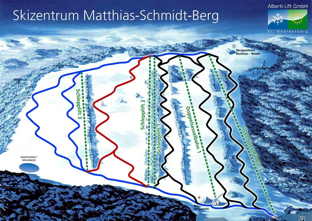Matthias-Schmidt-Berg ski area map